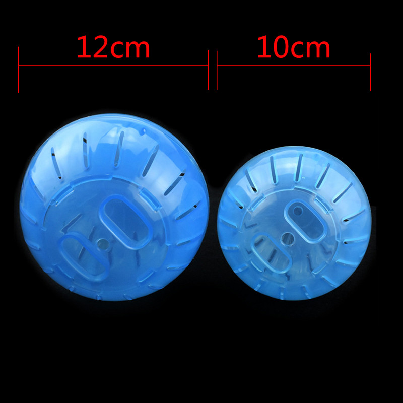 Animal de companie Rozatoare Soareci Jogging Hamster Gerbil Sobolan Jucărie Minge de exercițiu din plastic Jucării minunate cu minge pentru animale de companie 10cm 12cm