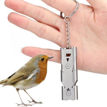 Birds Ultrasonic Training Whistle από ανοξείδωτο ατσάλι Επιστροφή στη φωλιά Εργαλείο εκπαίδευσης πουλιών για αξεσουάρ Parrot Pigeon Bird