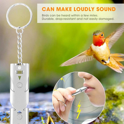 Birds Ultrasonic Training Whistle Stainless Steel Return To Nest Bird Training Tool For Parrot Pigeon Bird Accessories