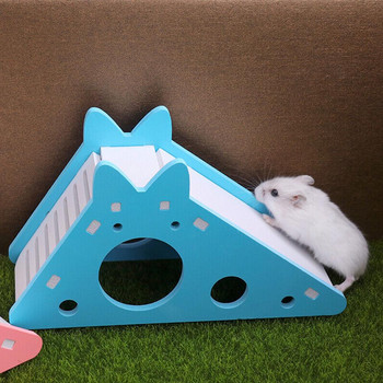 Παιχνίδι Hamster Slide Παιχνίδι Χάμστερ Σπίτι Βίλα Κλουβί Σκάλα Άσκησης Παιχνίδι άσκησης για Ποντίκι Χάμστερ Αξεσουάρ χάμστερ συναρμολογημένο