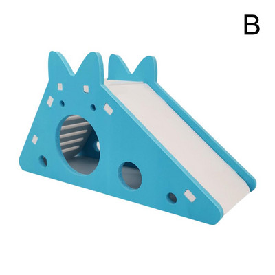 Kāmja slaidu rotaļlieta Mājdzīvnieka kāmja māja Villa būra kāpnes vingrošanas rotaļlieta kāmjiem peles žurkas jūrascūciņa salikts kāmja aksesuārs