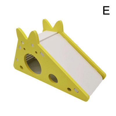 Kāmja slaidu rotaļlieta Mājdzīvnieka kāmja māja Villa būra kāpnes vingrošanas rotaļlieta kāmjiem peles žurkas jūrascūciņa salikts kāmja aksesuārs