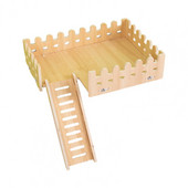 Universal Hamster Climbing Ladder Anti-Scratch Landscaping Wear Resistant Rat Climbing Toy Cage Accessories