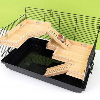 Universal Hamster Climbing Ladder Anti-Scratch Landscaping Wear Resistant Rat Climbing Toy Cage Accessories