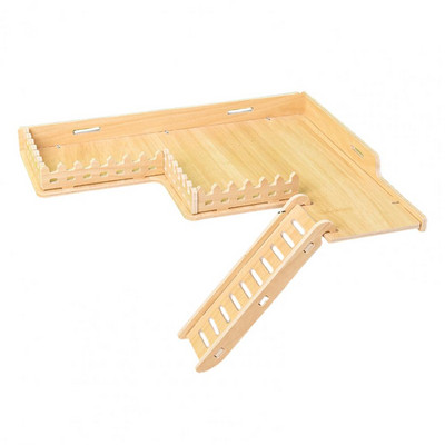 Universal Hamster Climbing Ladder Anti-Scratch Landscaping Wear Resistant Rat Climbing Toy Cage Accessories