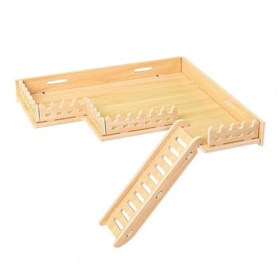 Universal Hamster Climbing Ladder Anti-Scratch Landscaping Wear Resistant Rat Climbing Toy Cage Accessories