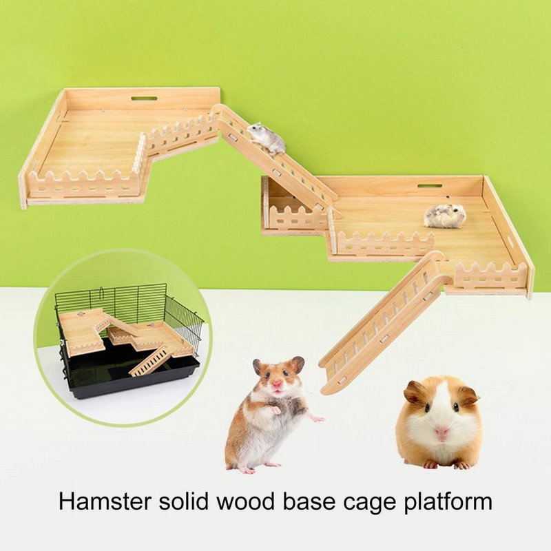 Universal Hamster Climbing Ladder Anti-Scratch Landscaping Wear Resistant Rat Climbing Toy Cage Accessories