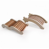 Scară robustă pentru cățărat pentru hamsteri Jucărie pentru hamster rezistentă la mușcături Slefuirea dinților Cobai Jucărie pentru cățărat