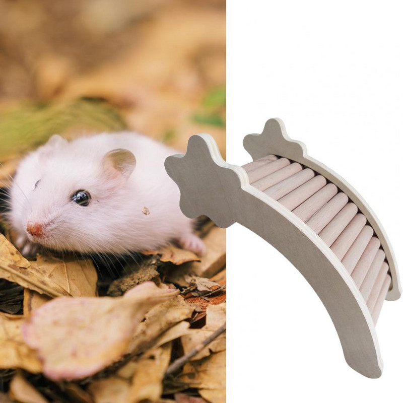 Scară robustă pentru cățărat pentru hamsteri Jucărie pentru hamster rezistentă la mușcături Slefuirea dinților Cobai Jucărie pentru cățărat