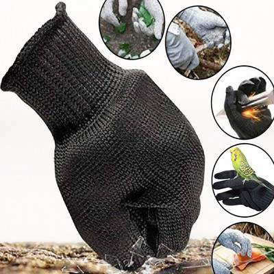 2pcs/pair Parrot Anti-bite Gloves Catching Bird Flying Training Wire Gloves Protect Hands Bird Training Supplies