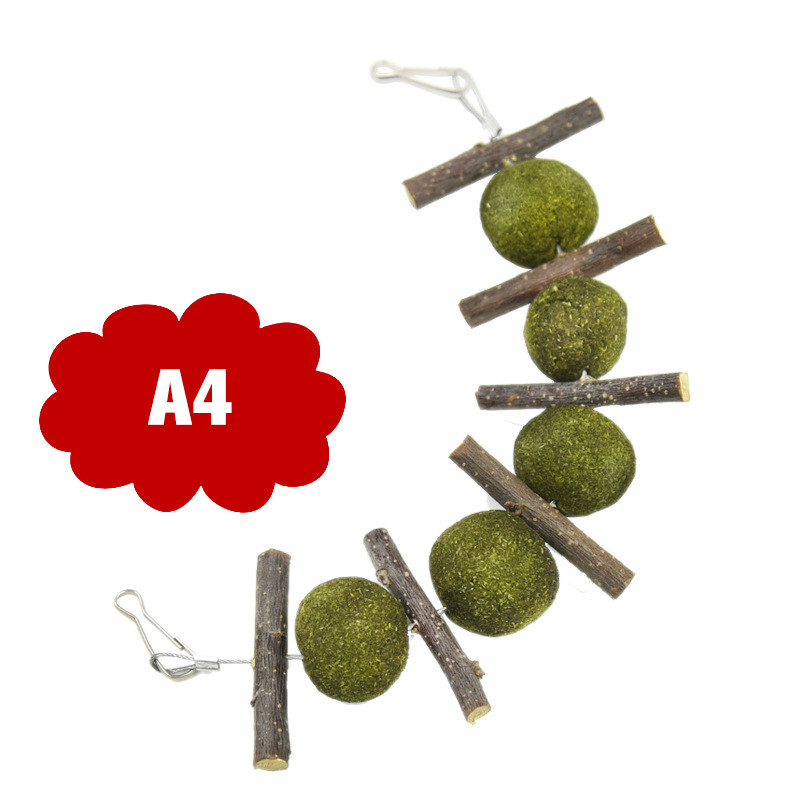 Smulkūs gyvūnai Dantų priežiūra Graužikai Triušiai Natūralus naminis gyvūnėlis Krūminis stygas Pakabinamas Kramtomas kramtomas žaislas Mokymas Ekologiškas