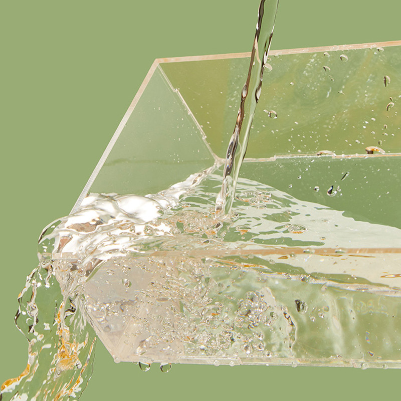 Akrüülist hamstri vannituba koos kattega maja liivakastiga, läbipaistev uriini liivanõu Kuldkaru tarvikud liivavanni konteiner