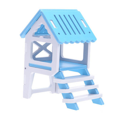 Χάμστερ Toy Cage House Nest House άοσμο μη τοξικό ξύλινο καλύβα και κάστρο Μικρή παιδική χαρά ζώων μασάτε για χάμστερ