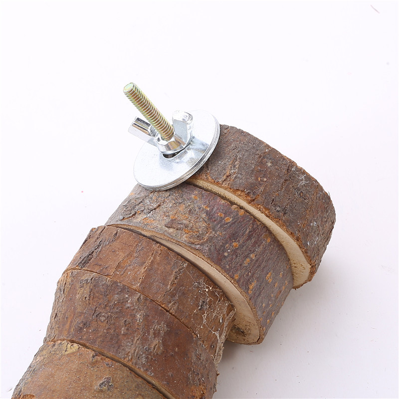 Jucărie din lemn pentru hamster pentru cușcă 6/10 trepte Blocuri de cățărat din lemn Jucărie de mestecat Porcușor de Guineea Sobolan arici Accesorii pentru cușcă pentru animale de companie mici