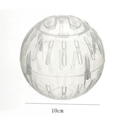 Μίνι πλαστικό αστείο παιχνίδι για τρέξιμο χάμστερ Αθόρυβο περιστροφικό τζόκινγκ Τροχός Chinchilla Pet Gerbil Αθλητική μπάλα για μικρά ζώα