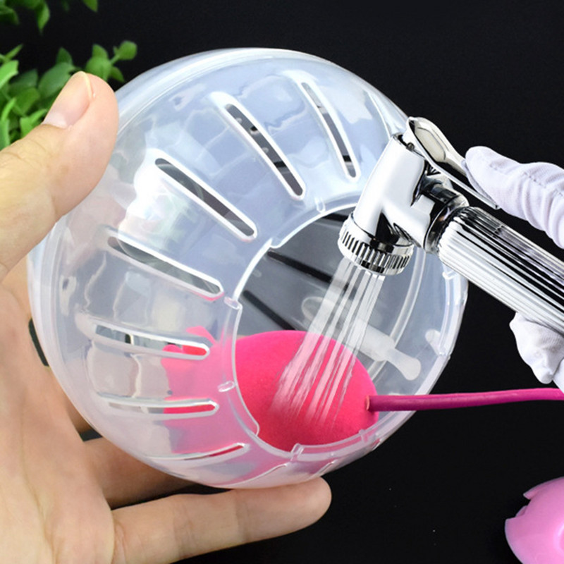 Μίνι πλαστικό αστείο παιχνίδι για τρέξιμο χάμστερ Αθόρυβο περιστροφικό τζόκινγκ Τροχός Chinchilla Pet Gerbil Αθλητική μπάλα για μικρά ζώα