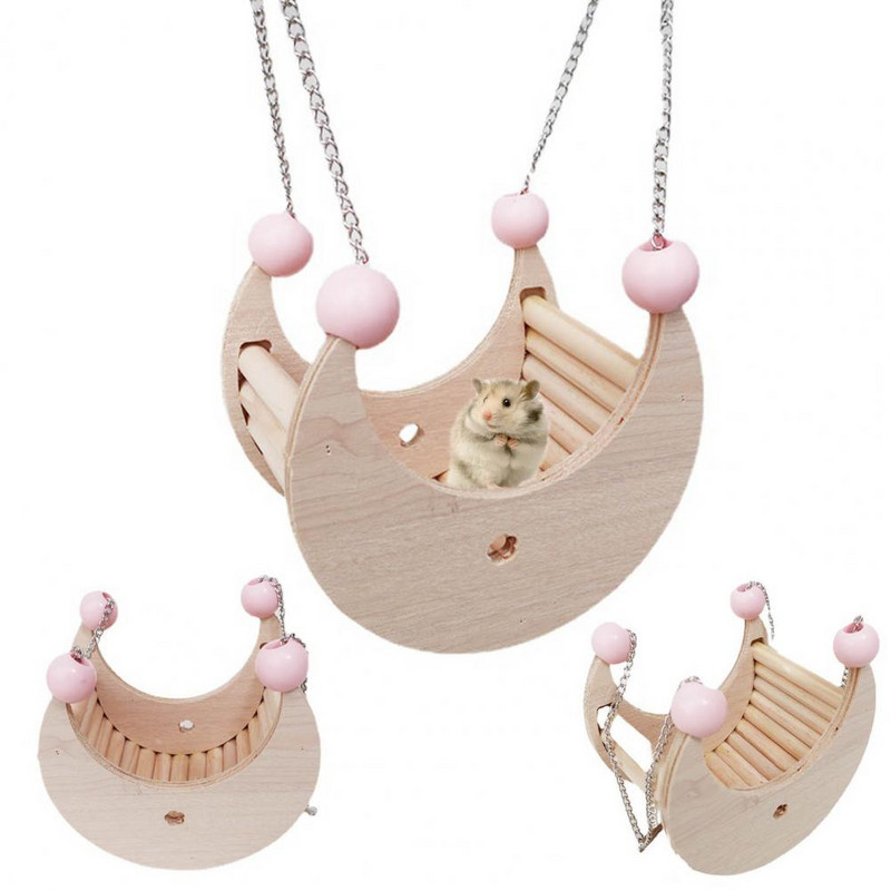 Papagoi puurimänguasi Mugav hamstrimänguasi Lemmiklooma raputava paadiga mänguasi