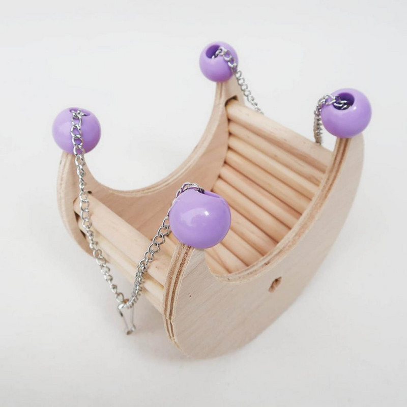 Papagoi puurimänguasi Mugav hamstrimänguasi Lemmiklooma raputava paadiga mänguasi