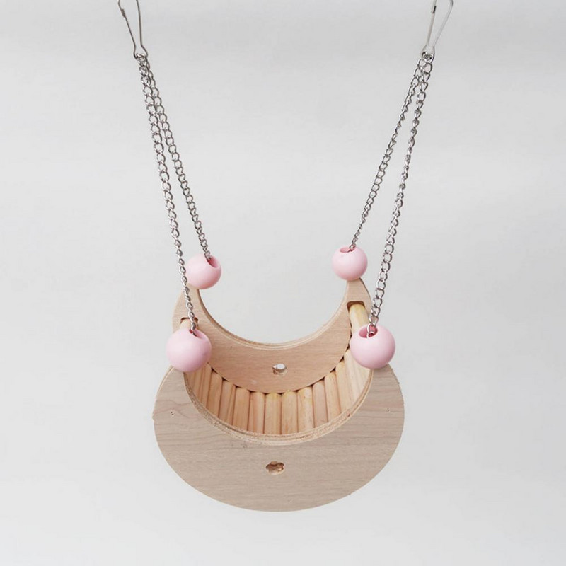 Papagoi puurimänguasi Mugav hamstrimänguasi Lemmiklooma raputava paadiga mänguasi