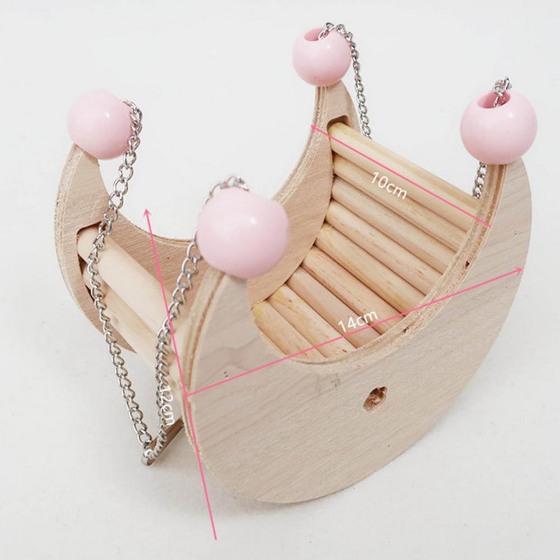 Papagoi puurimänguasi Mugav hamstrimänguasi Lemmiklooma raputava paadiga mänguasi