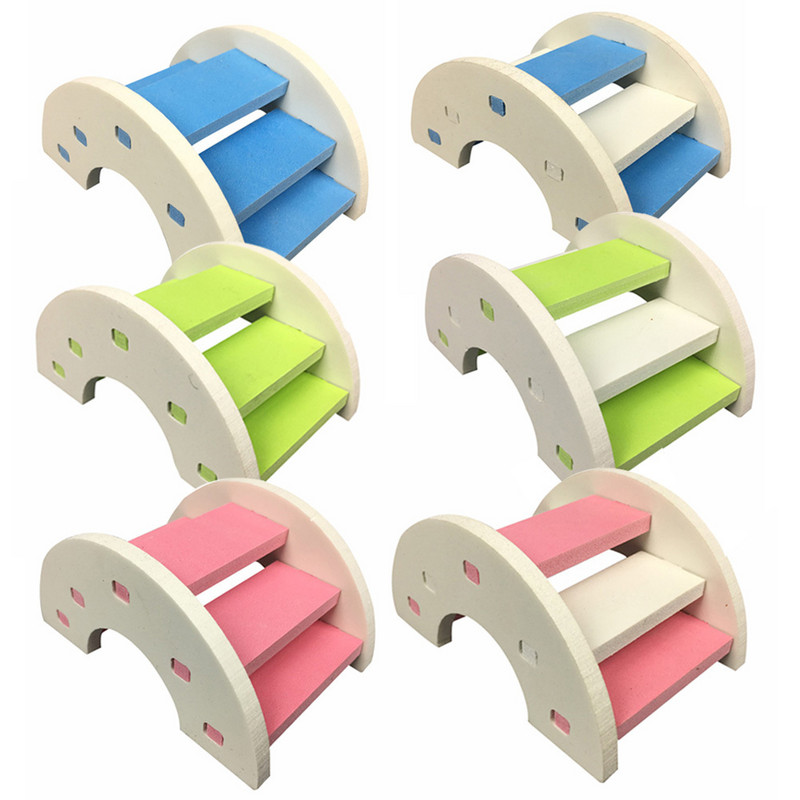 Hörcsög játék Hörcsög kellékek kisállat kellékek játékok hörcsög hinta libikóka szivárvány híd Színes kis hörcsög kiegészítők LXX