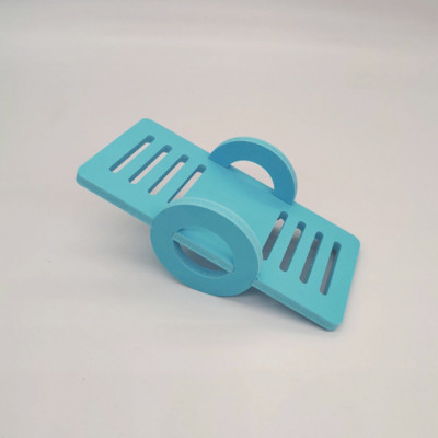 Hörcsög játékok Aranyos hörcsög tornajáték fából készült szivárványhíd libikóka hinta játékok kisállat tevékenységek mászó játék ketrec kiegészítők