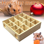 Animale de companie Hamster Labirinturi din lemn Tunel Gerbil Sobolan Soareci Soareci Animale mici Jucarii de joaca WF