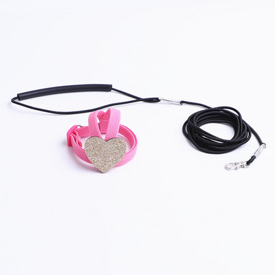 Gara putnu iejūga pavada pret sakodienu treniņu virve Dekoratīva viegla papagaiļa veste virve mājdzīvnieku āra lidošanai