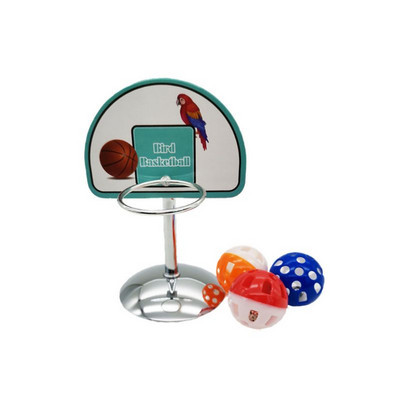 Παπαγάλος κατοικίδιων ζώων, στεφάνι μπάσκετ, παπαγαλάκια, καμπάνες, μπάλες, παζλ, μασήστε παιχνίδια