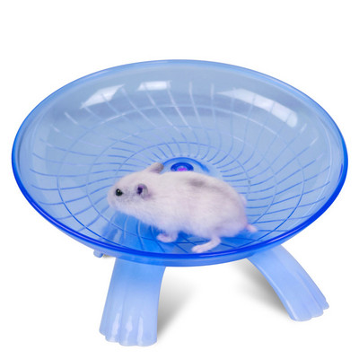 Naminių žiurkėno bėgimo ratas Nutildyti skraidanti lėkštė Plieninė ašis Ratas bėgiojantis diskas Žaislai Narvelis Smulkių gyvūnų žiurkėno priedai