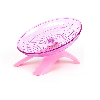 Roată de alergare pentru hamster pentru animale de companie, farfurie zburătoare mută, roată cu axă de oțel, disc de alergare, jucării, cușcă, accesorii pentru hamster pentru animale mici