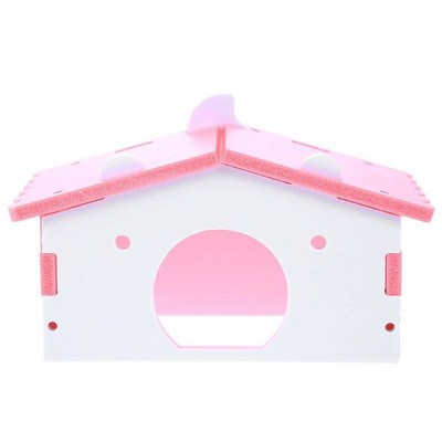 Χαριτωμένο μικρό κατοικίδιο ζώο κατοικίδιων ζώων Φωλιά κρεββάτι χάμστερ Κουνέλι σκαντζόχοιρος κατοικίδιο ζώο ύπνου κούτσουρο κλουβιά Προμήθειες για κατοικίδια ζώα