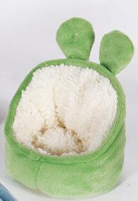 Χειμωνιάτικο ζεστό κατοικίδιο καναπέ-κρεβάτι κινουμένων σχεδίων Κλουβί για αξεσουάρ χάμστερ ινδικό χοιρίδιο Σπίτι κρεβατιού Μικρή φωλιά ζώων για τρωκτικό/ινδικό χοιρίδιο