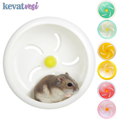 Hamster Wheel Silent Small Pet Exercise Wheel Plastic Running Disc Toy for Hamster Cage Small Pet Sports Wheel Pet Accessories