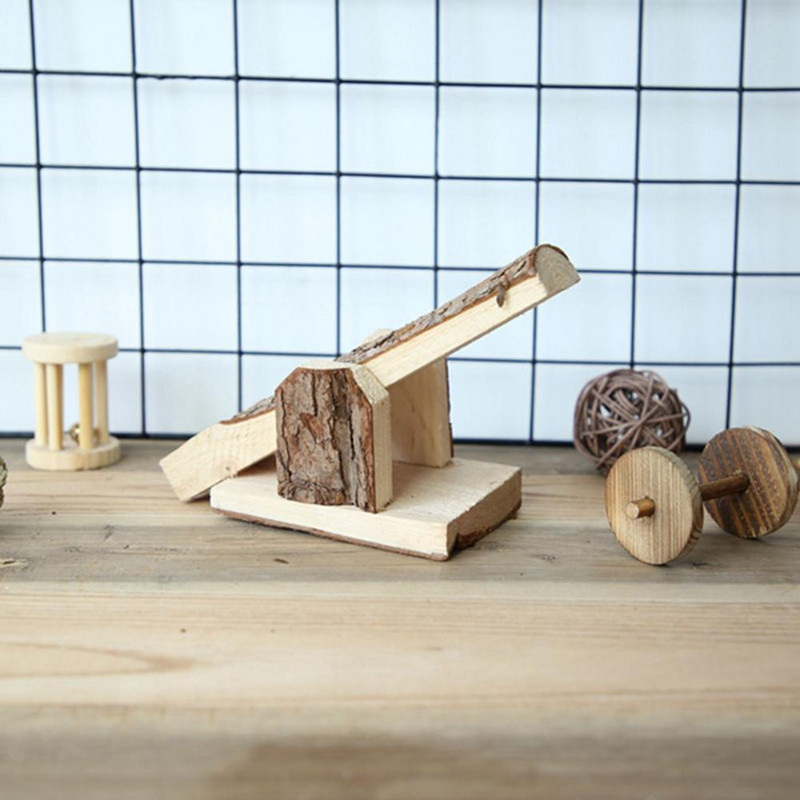 Χάμστερ Habitat Decor Φυσικά ξύλινα παιχνίδια για μάσημα για νάνους χάμστερ Gerbils Chipmunks Συριακά χάμστερ