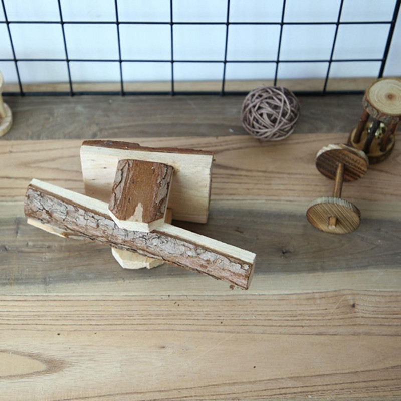 Χάμστερ Habitat Decor Φυσικά ξύλινα παιχνίδια για μάσημα για νάνους χάμστερ Gerbils Chipmunks Συριακά χάμστερ