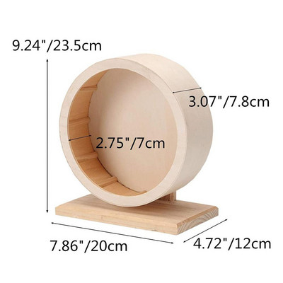 Kāmja rullītis Koka klusi skrienoša rotaļlieta Mēma rullīšu rotaļlieta Kāmja Rotaļrullītis Skriešanas vingrošanai Šinšillai jūrascūciņai