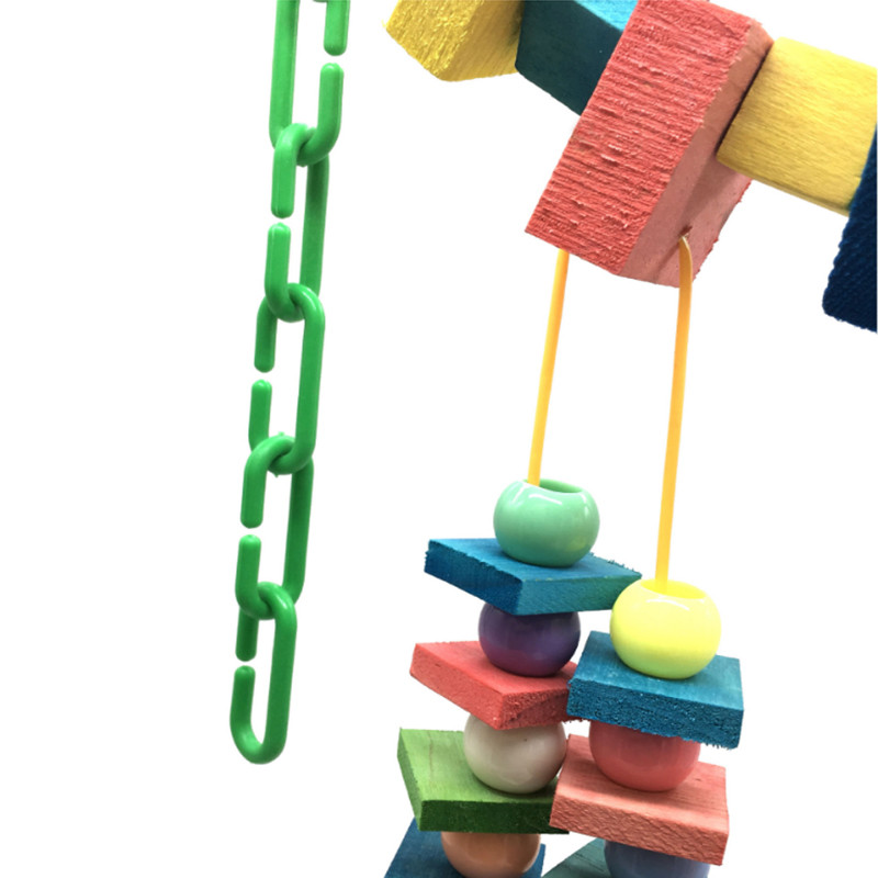 1 buc. Jucării pentru păsări pentru papagal, muşcături de păsări colorate, urcare, jucărie de mestecat, agăţat leagăn, cuşcă papagal, jucării de mestecat pentru păsări, accesorii pentru păsări