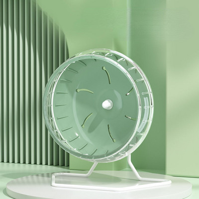 4 izmēra kāmja skriešanas kāmja skriešanas rotaļlieta, klusa, rotējoša skriešanas ritenis, mājdzīvnieku sporta vingrojums, īpaši kluss 4 krāsu jaunums