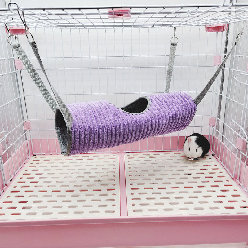 Kāmja siltais kanāla ziedu zars cukurs holandiešu cūka Tianyu žurka, īpaši mīksta plīša tuneļa ligzda, mazs mājdzīvnieka šūpuļtīkls