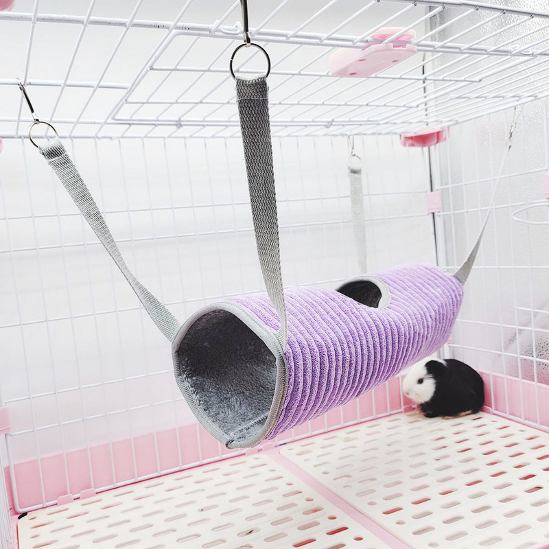 Kāmja siltais kanāla ziedu zars cukurs holandiešu cūka Tianyu žurka, īpaši mīksta plīša tuneļa ligzda, mazs mājdzīvnieka šūpuļtīkls