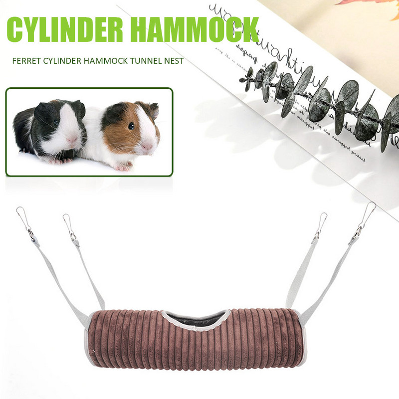 Kāmja siltais kanāla ziedu zars cukurs holandiešu cūka Tianyu žurka, īpaši mīksta plīša tuneļa ligzda, mazs mājdzīvnieka šūpuļtīkls