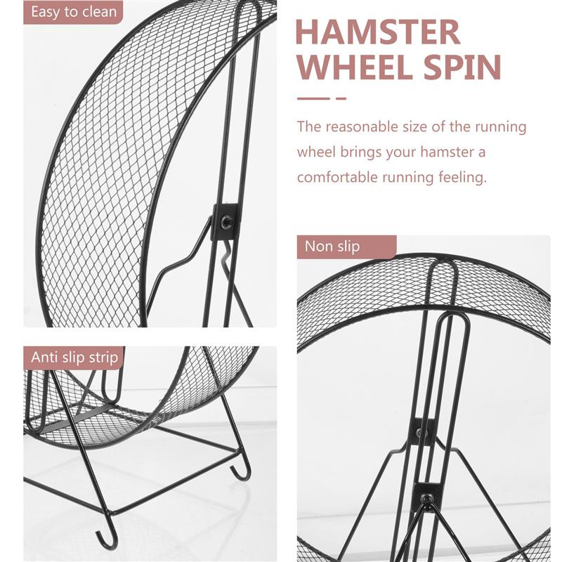 Τροχαίο χάμστερ Άσκηση Τρέξιμο Μικρό σιωπηλό Chinchilla Largehedgehog Γουινέας Ratgerbil Metal Pet Quiet S Animal