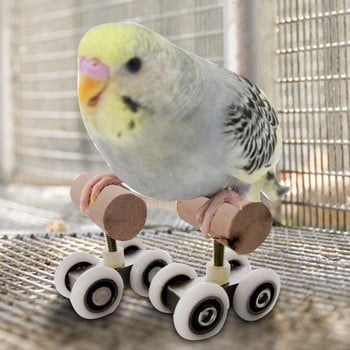 Мини ролкови кънки Parrot Двуредови играчки Консумативи за обучение на интелигентност за домашни любимци