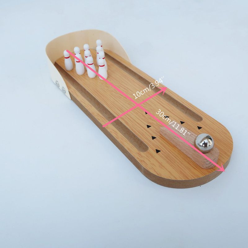 Papūgos paukščių žaislas, medinis mini stalinis boulingo papūgų intelekto lavinimo žaidimas. Žaidimo žaislų mažiems paukščiams mokymas