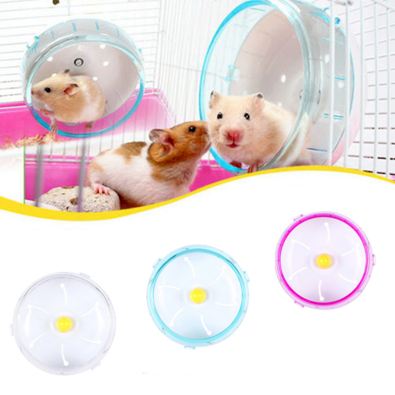 Αθόρυβο χάμστερ Running Wheel Μικρά κατοικίδια Παιχνίδι για τρέξιμο χάμστερ Άσκηση Αθλητικά κατοικίδια Κουνέλι Αρουραίος Παίξτε Αξεσουάρ κλουβιού παιχνιδιών