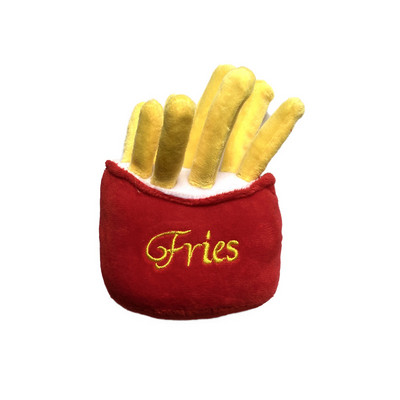 1 tk Koera närimismänguasi Eraldi kombineeritud toidumänguasi koos heliga Hamburger Kanajalg friikartulid lemmikloomamänguasi