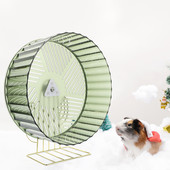 Hamster roată Chinchilla tăcută Exercițiu mic Silențios inch Alergare Animal farfurie Jucărie Sobolan Arici Compact Hamsteri mari Roți