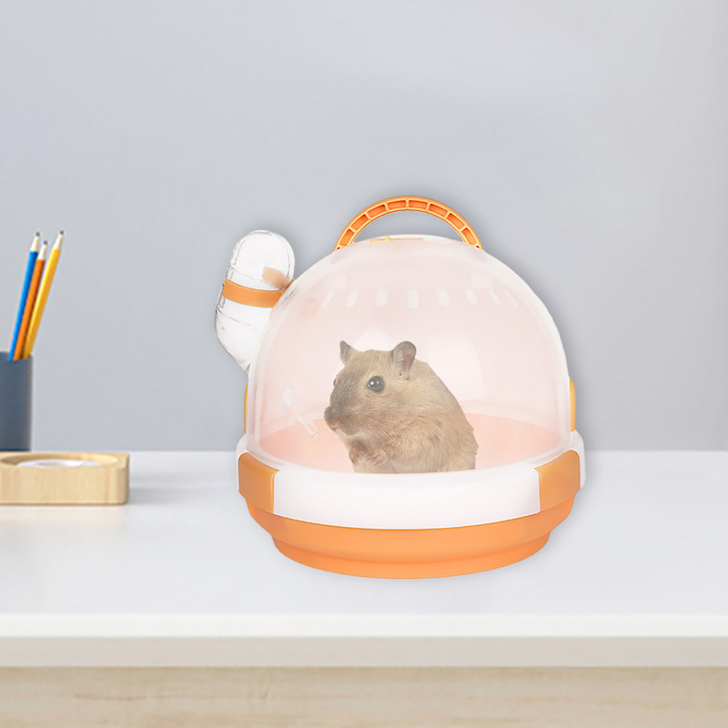 Portable, respirabil, în aer liber, transport pentru hamsteri, cușcă de călătorie, casă de vacanță pentru papagali, glider de zahăr, chinchilla habitat