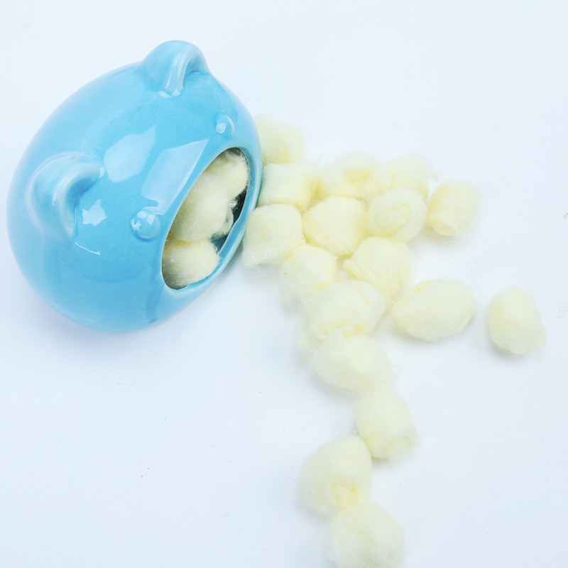 Noua minge de bumbac pentru hamster pentru animale de companie, colorată iarnă caldă, aprovizionare pentru cuști, filtru de umplutură, umplutură cu minge de hârtie pentru urs, provizii pentru animale mici